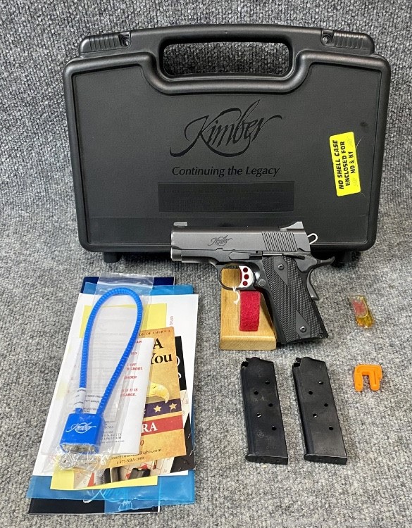 Kimber Ultra Carry II .45 ACP pre owned with accessories very nice-img-0