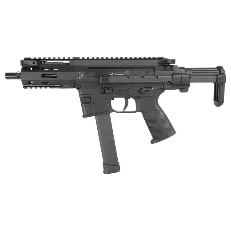 B&T SPC9-G 9mm PDW Short Barreled Rifle w/Tele Stock & Glock Lower(NFA)-img-1