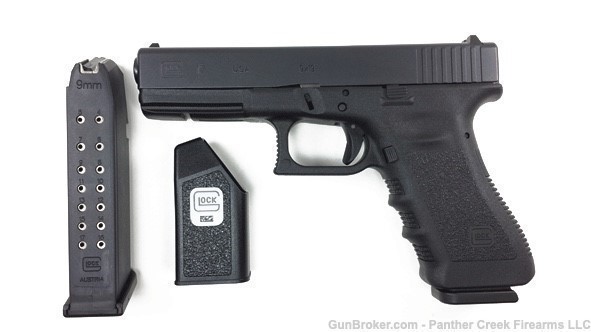 Glock 17 GEN 3 9mm 17 Round UI1750203 GEN3 Black NIB-img-1