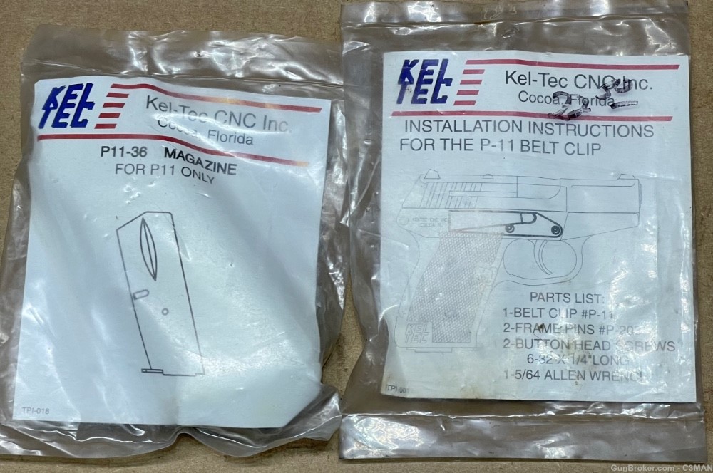 Kel-Tec P-11 Magazine and Belt Clip-img-0
