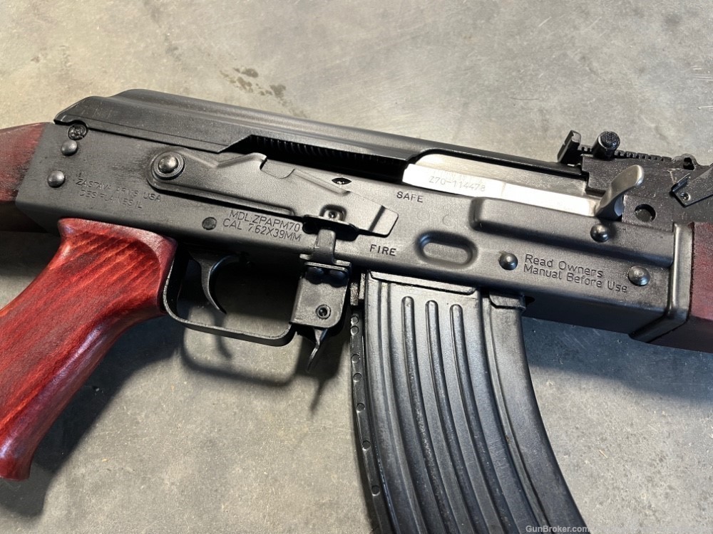 ZPAPM70 ZR7762WM AK47 AK-47 Sporting Rifle Russian Red ZR7762SR 7.62x39mm-img-5