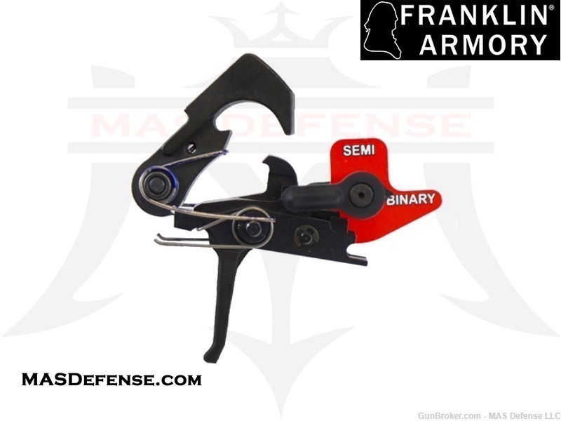 FRANKLIN ARMORY FLAT AR-15 / AR-10 GEN3 BFSIII AR-S1 BINARY TRIGGER - 5645A-img-0