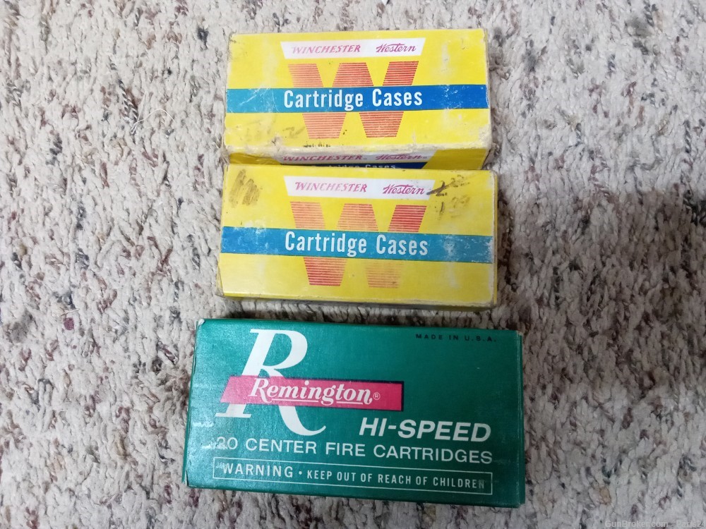 .222 Remington Ammo, Winchester Primed Brass, NOS-img-0
