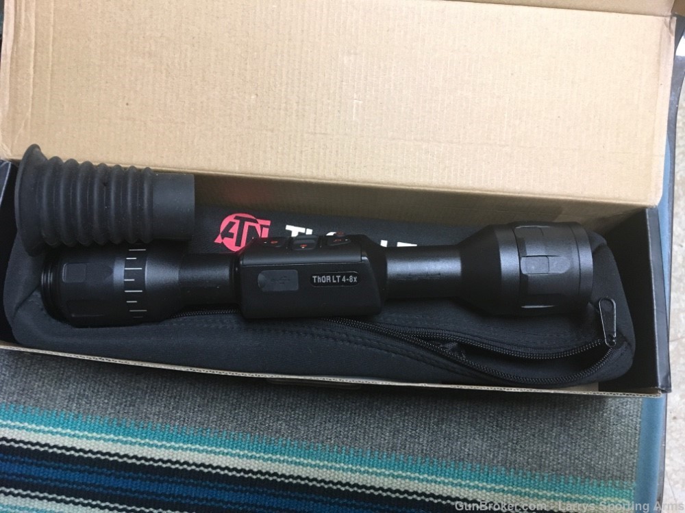 ATN ThOR LT thermal rifle scope 4-8x as new never used in box TIWSTLT148X-img-1