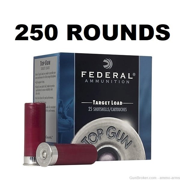Federal Ammunition Top Gun Target 20 Gauge 2.75" 250 Rounds TG209-img-1