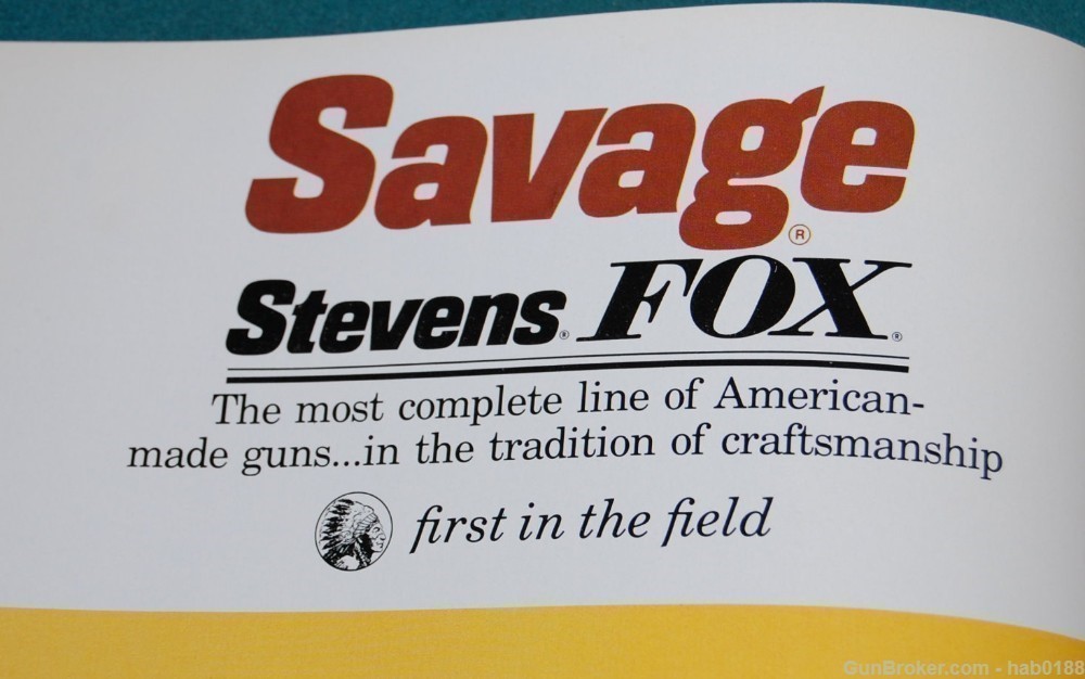Original Savage Stevens Fox 1980 Catalog-img-2