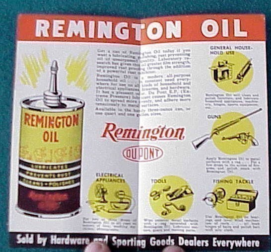 Original 1947 Remington Oil Flyer-img-3