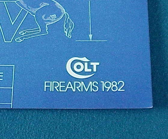Original Colt Firearms 1982 Catalog First Printing-img-1