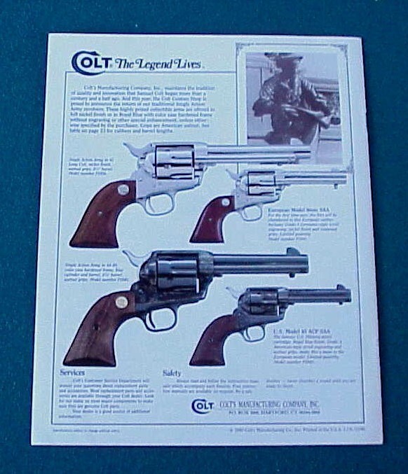 Original Colt Firearms 1991 Catalog-img-2