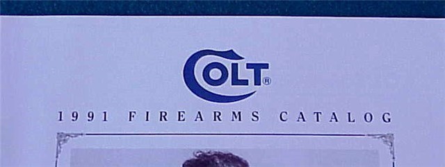 Original Colt Firearms 1991 Catalog-img-1