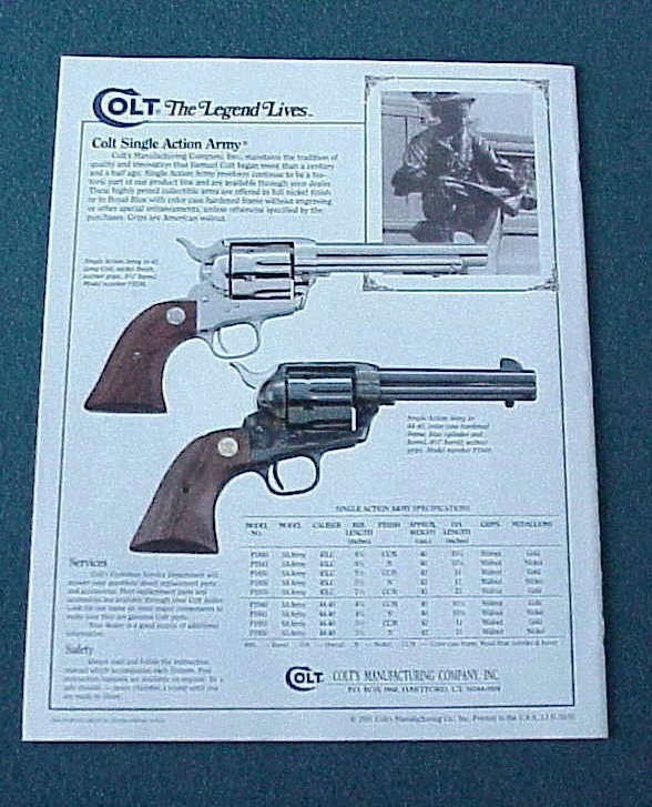 Original Colt Firearms 1992 Catalog-img-2