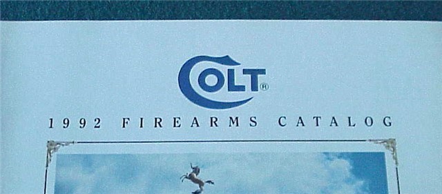 Original Colt Firearms 1992 Catalog-img-1
