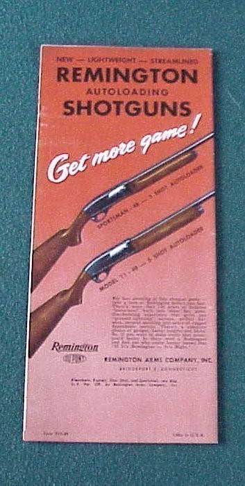 Original 1949 Remington Shot Shells Flyer Catalog-img-2