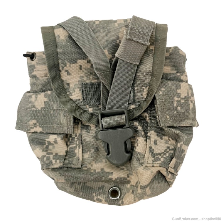 US Army USGI 5pc. Fighting Load Carrier Vest w/ 4 MOLLE II Pouches ACU UCP-img-3