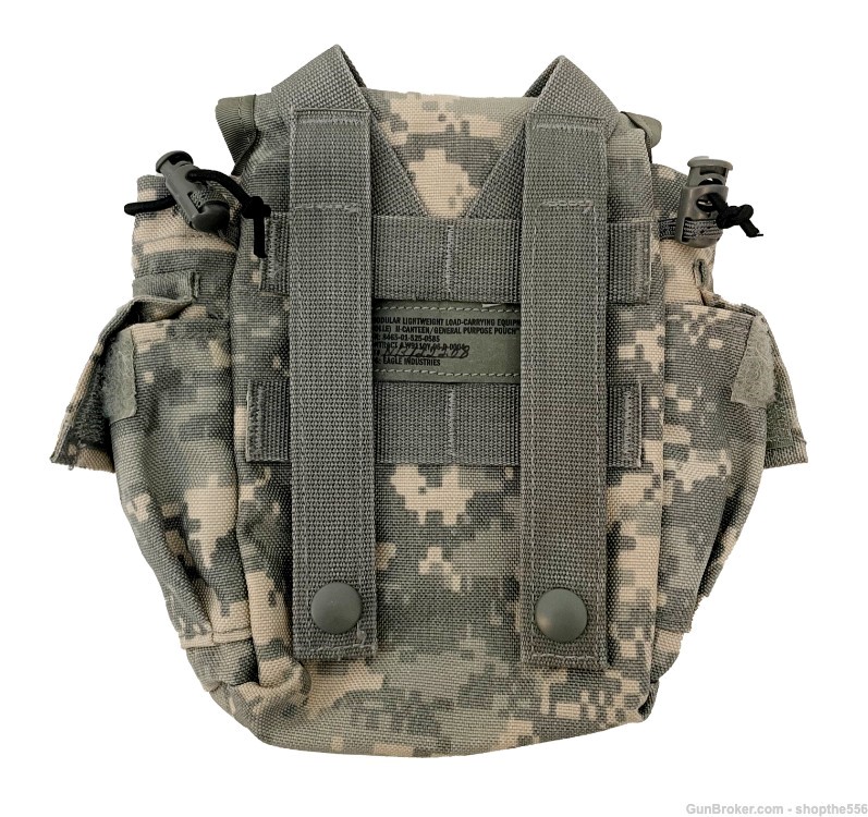 US Army USGI 5pc. Fighting Load Carrier Vest w/ 4 MOLLE II Pouches ACU UCP-img-4