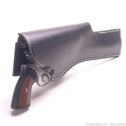 Leather Shoulder Holster for Taurus Raging Judge revolvers-img-2
