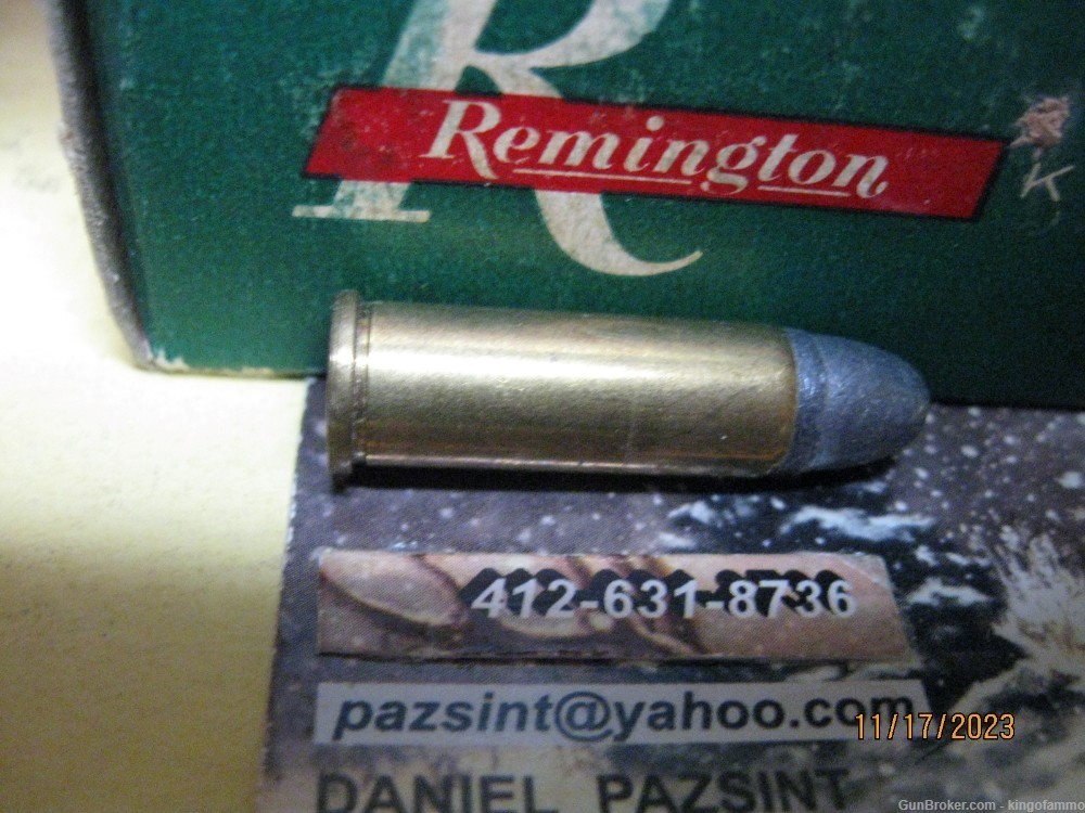 1960's Vintage 32 S&W Long 44 rnds Lead Pistol Ammo Remington Box; others-img-5