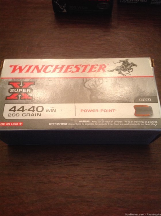 Winchester PowerPoint 44-40 WIN 200 grain ammo ammunition-img-0
