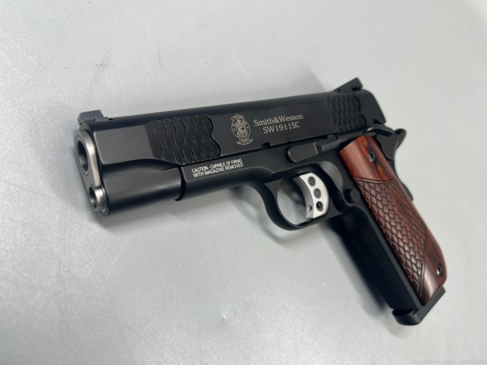 SMITH AND WESSON 1911SC E SERIES 4.25INCH ROUND BUTT GRIP 45 ACP 8RD MAG-img-12
