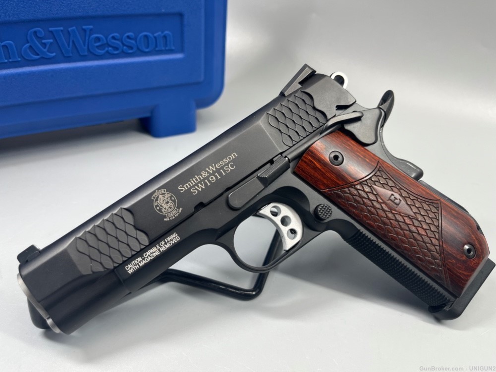 SMITH AND WESSON 1911SC E SERIES 4.25INCH ROUND BUTT GRIP 45 ACP 8RD MAG-img-2