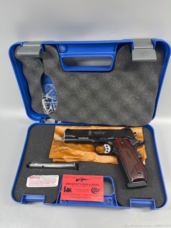 SMITH AND WESSON 1911SC E SERIES 4.25INCH ROUND BUTT GRIP 45 ACP 8RD MAG-img-1