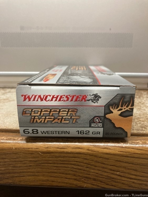 Winchester Copper Impact 6.8 Western 162 GR Extreme Point 20 Rounds-img-0