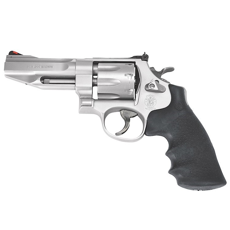 S&W 627 Pro Series 357 Mag,38 Special +P 4in 8rd Matte Stainless Revolver-img-0