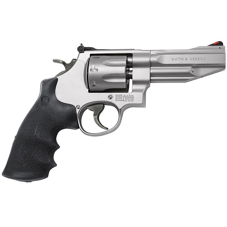 S&W 627 Pro Series 357 Mag,38 Special +P 4in 8rd Matte Stainless Revolver-img-4