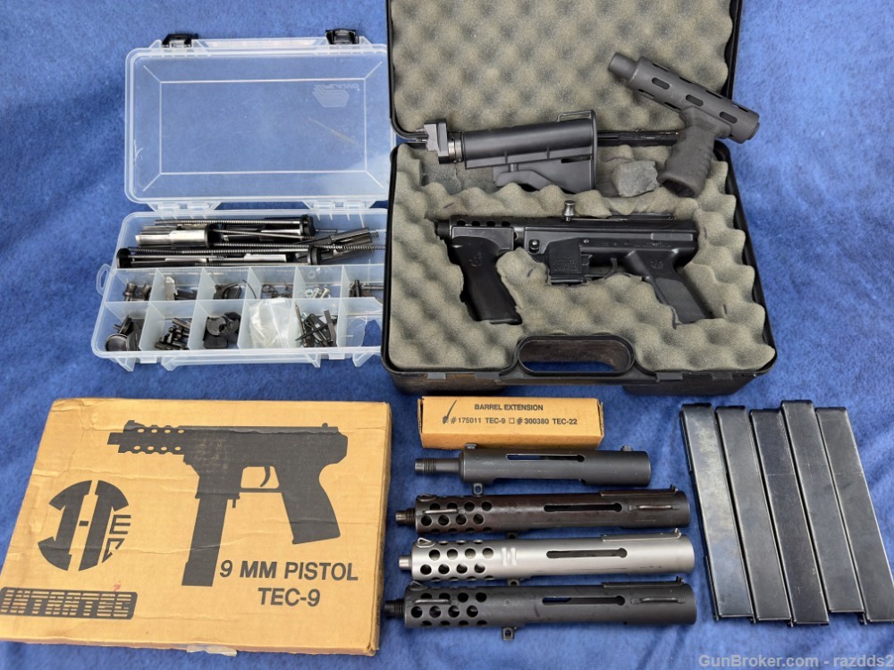 EXCELLENT Transferable TEC9 machine gun with all the extras EFILE Ready-img-21