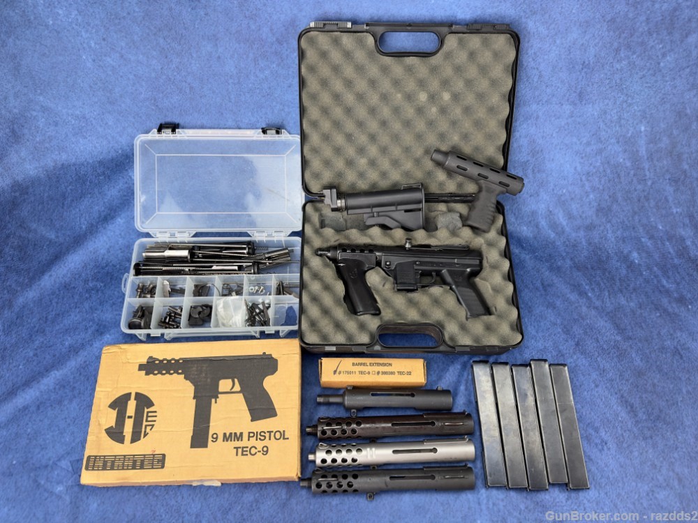 EXCELLENT Transferable TEC9 machine gun with all the extras EFILE Ready-img-0