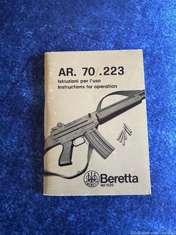 EXCELLENT Pre-ban Beretta AR70 with 5 magazines and manual-img-18