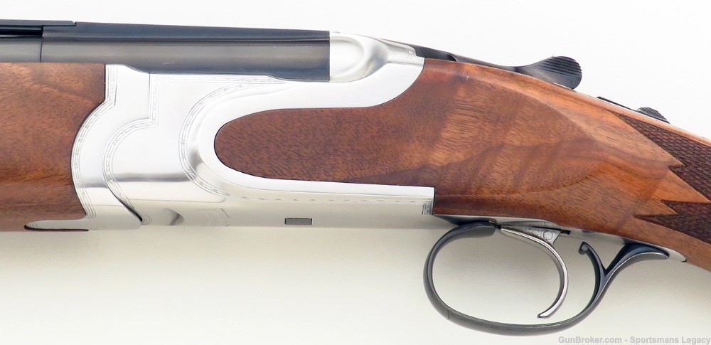 Factory engraved Ruger Red Label Woodside 12, circassian,  98% layaway-img-5
