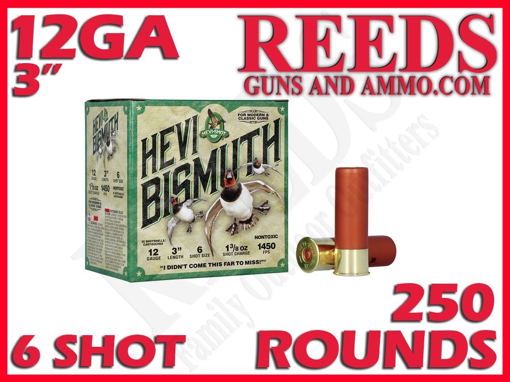 Hevi-Shot Hevi Bismuth Non Toxic 12 Ga 1-3/8oz 6 Shot 3in HS14006-img-0