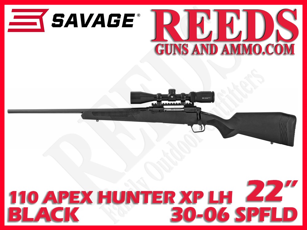 Savage 110 Apex Hunter XP Left Hand Vortex 3-9x40 Black 30-06 Spfld 57325-img-0