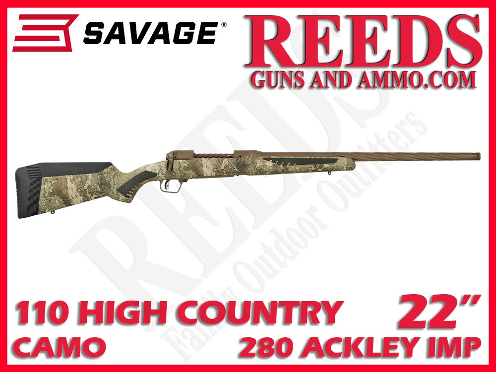 Savage 110 High Country Strata Camo Bronze 280 Ackley Improved 22in 57417-img-0
