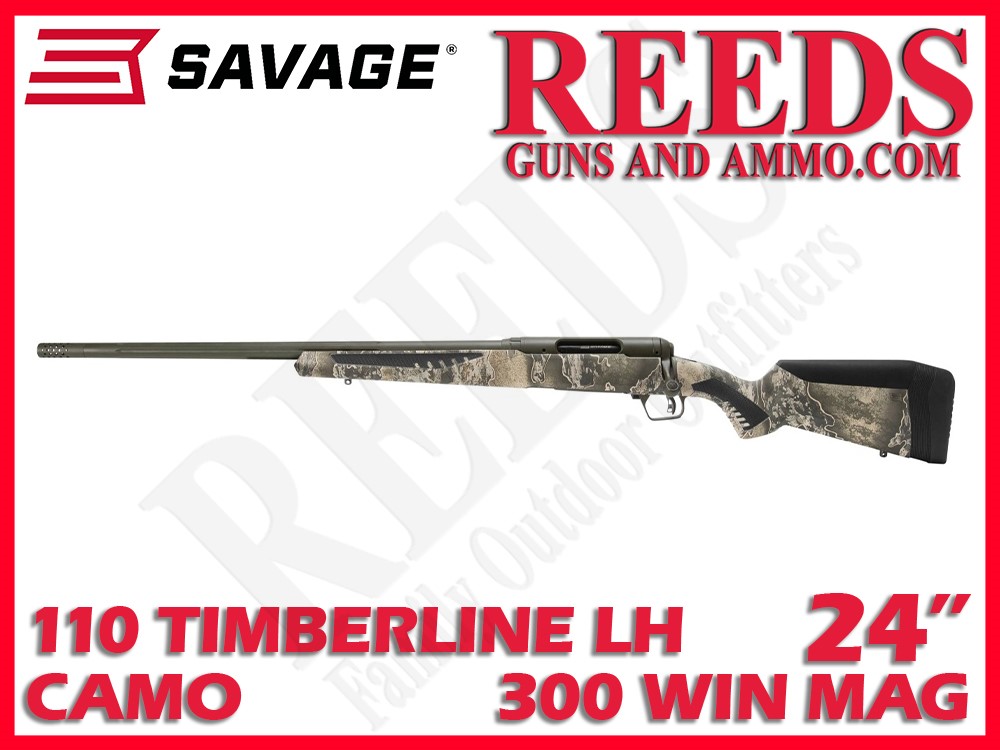 Savage 110 Timberline Left Hand Excape Camo ODG 300 Win Mag 24in 57756-img-0