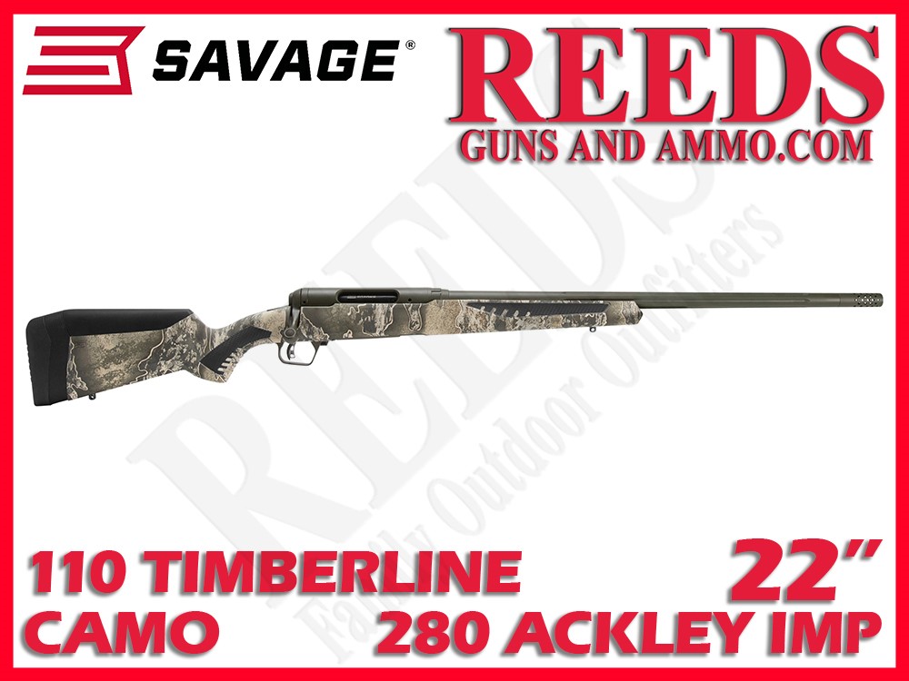 Savage 110 Timberline Excape Camo ODG 280 Ackley Imp 22in 57748-img-0
