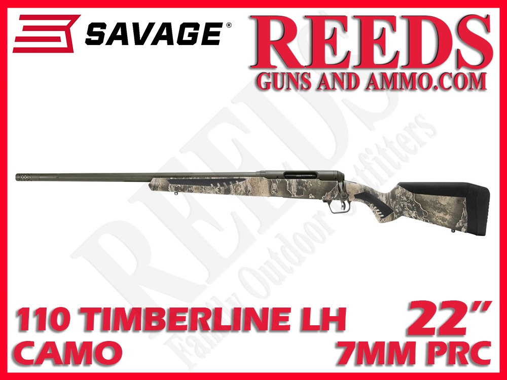 Savage 110 Timberline Left Hand Excape Camo ODG 7mm PRC 22in 58009-img-0