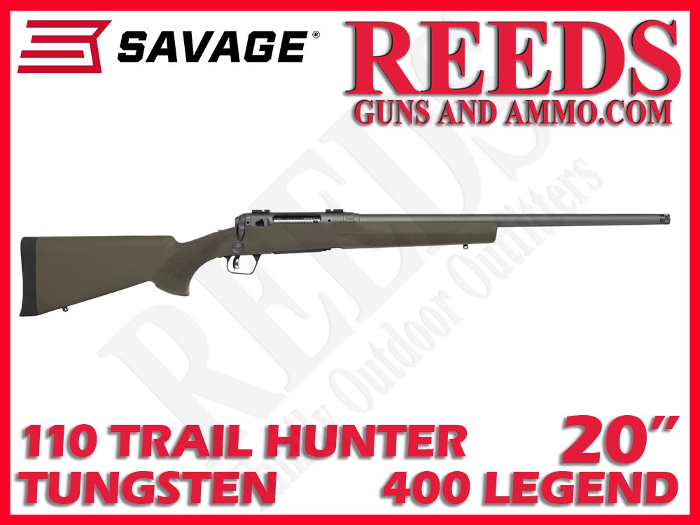 Savage 110 Trail Hunter ODG Tungsten 400 Legend 20in 58036-img-0