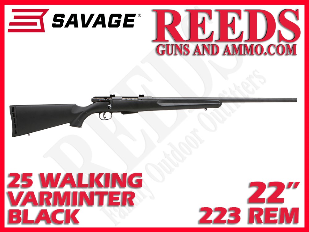 Savage 25 Walking Varminter Black 223 Rem 22in 19155-img-0