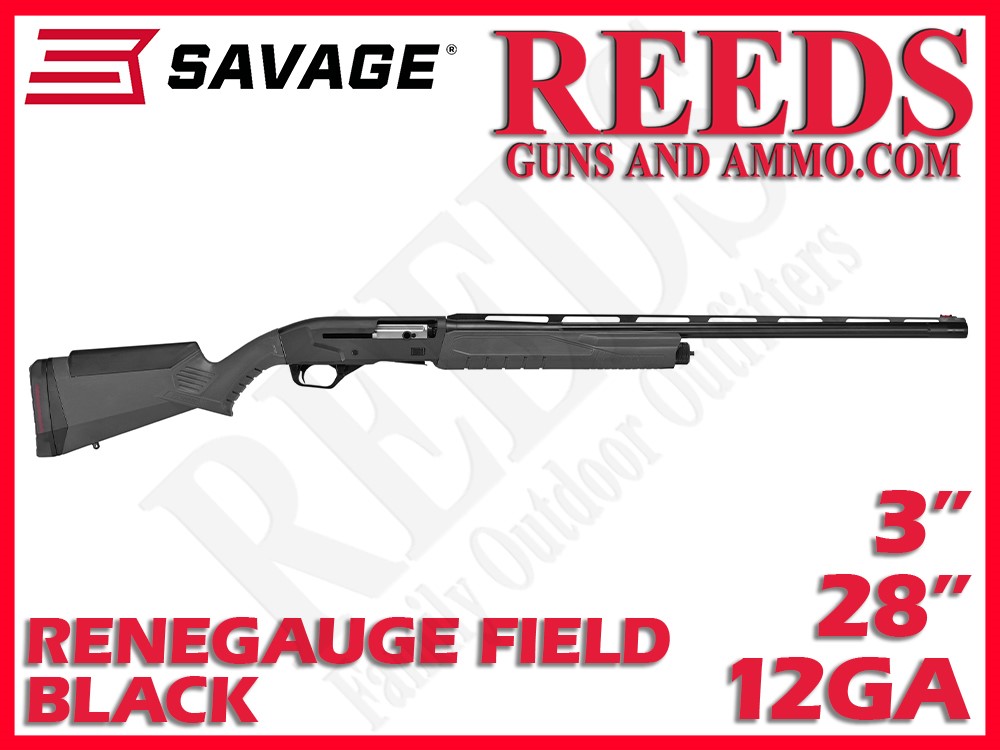 Savage Renegauge Field Gray Black 12 Ga 3in 28in 57602-img-0