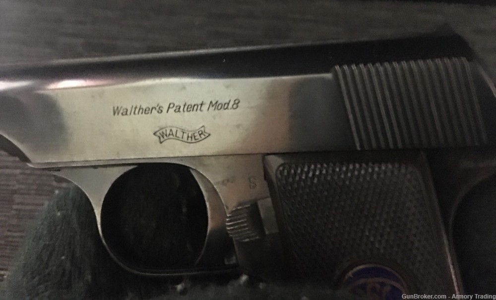 WALTHER MODEL 8 25ACP 1ST VARIATION-img-4