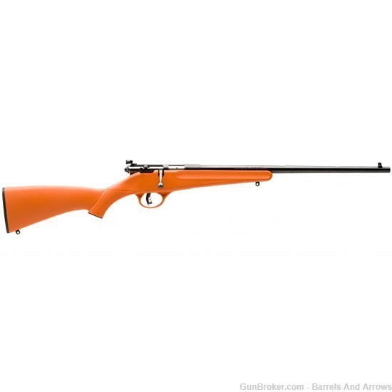 Savage 13810 Rascal Youth Bolt Action Rifle 22 LR, RH, 16.125 in-img-0