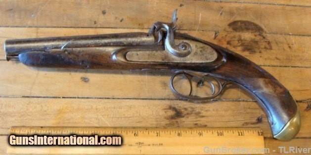 Howdah Pistol 20 gauge, 62 cal .Antique Smooth bore double barreled No R-img-0