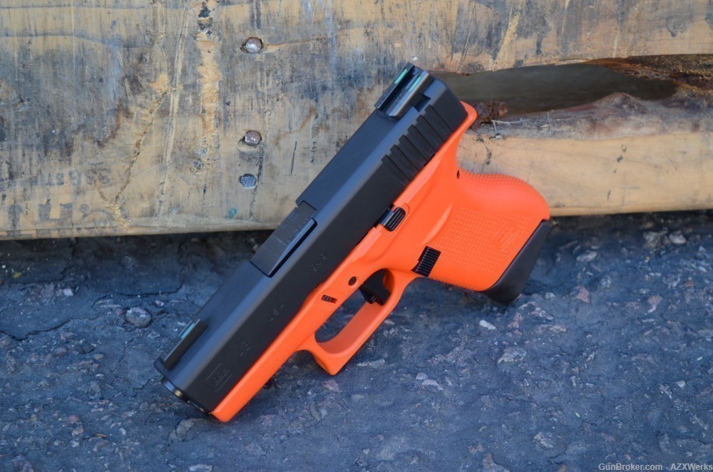 Glock 43 Apex Trigger Truglo TFX Pro NS X-Werks H Orange & Armor Black-img-5