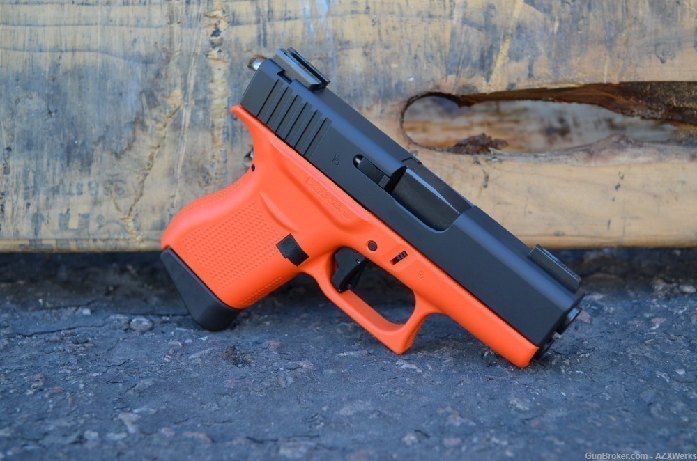 Glock 43 Apex Trigger Truglo TFX Pro NS X-Werks H Orange & Armor Black-img-2