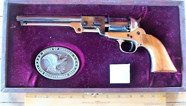 High Standard Commemorative Pistol 1976 w/Presentation Box & Belt Buckle NR-img-3
