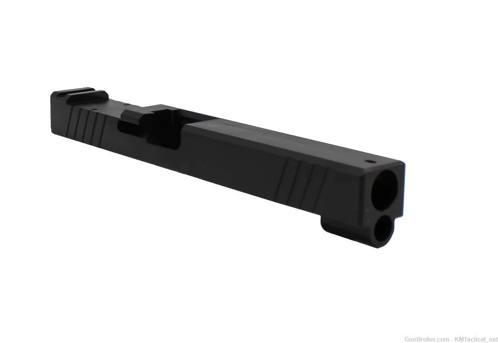 Stripped RMR Slide For Glock 34 & PF9V2 Full Size G34 9MM Gen 1-3 Black -img-1