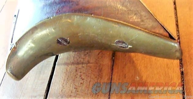 32 cal. Antique Squirrel Rifle Tiger Stripe Full Stock No Reserve-img-3
