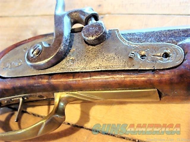 32 cal. Antique Squirrel Rifle Tiger Stripe Full Stock No Reserve-img-5